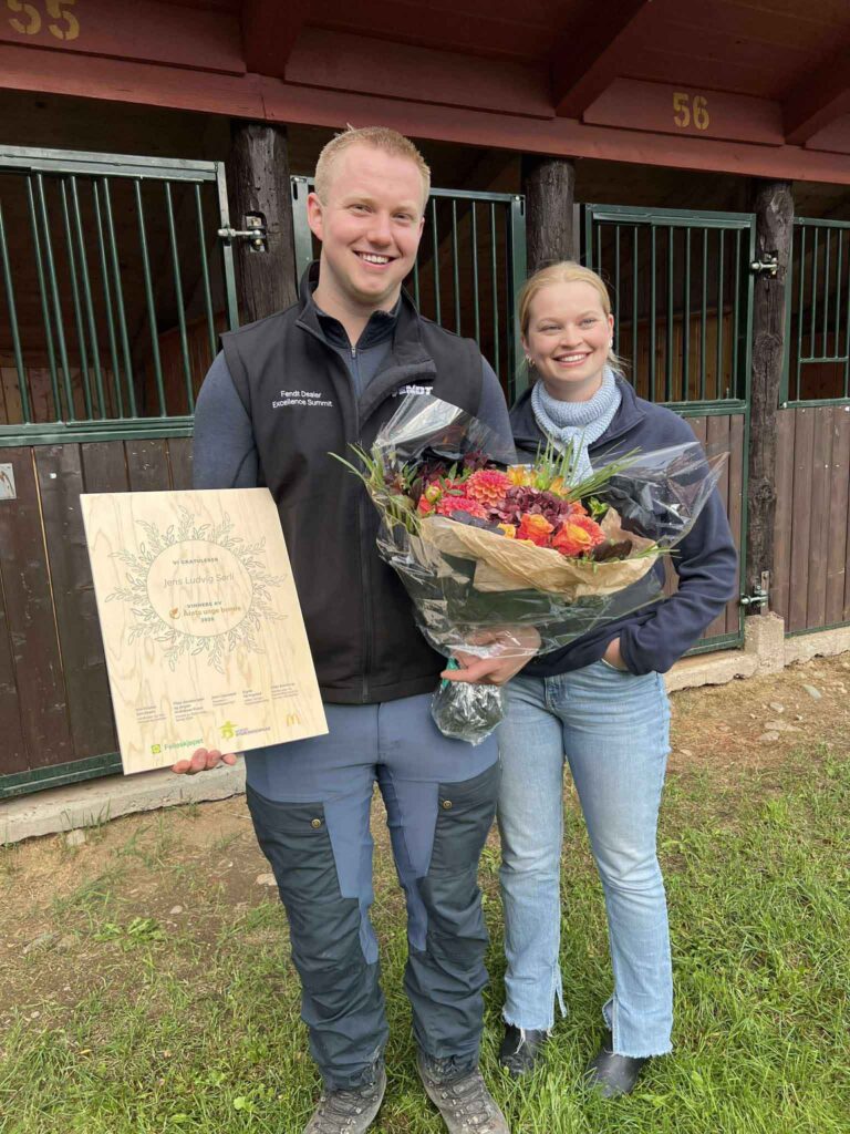 Jens Ludvig Sørli frå Skjeberg som Årets unge bonde 2025
