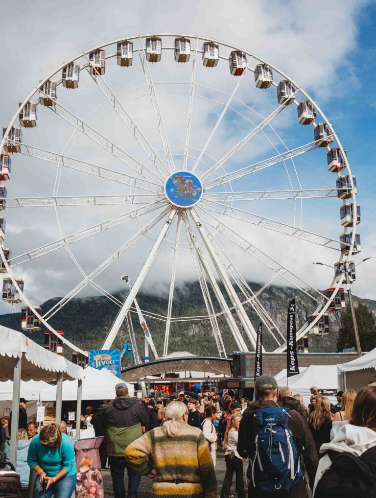 Pariserhjul på Dyrskun. Foto Mona B. Kasin.