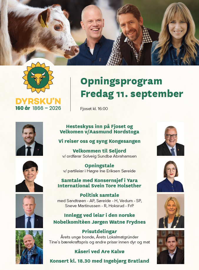 Opningsprogram plakat